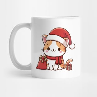 Cute Christmas Kitty Cat Mug